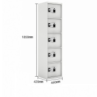 保密柜三圣G-S8 密码解锁 5层