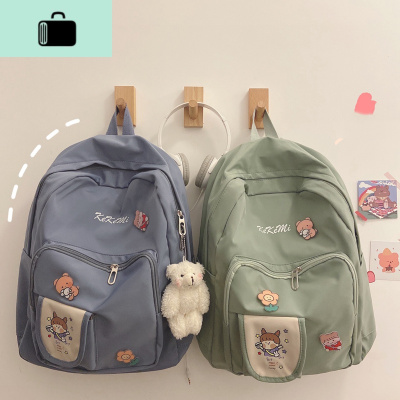 原宿日系 中学生chic背包初中生森系小清新少女ins双肩包NEW LAKE