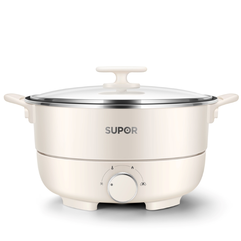 苏泊尔(SUPOR)三档调控涮烤一体电火锅4L大容量 H27YK37