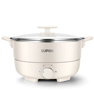 苏泊尔(SUPOR)三档调控涮烤一体电火锅4L大容量 H27YK37