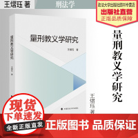 法学著作 量刑教义学研究 王熠珏 著 刑法学 中国政法大学出版社