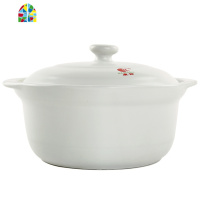 米线砂锅可高温陶瓷煲汤锅炖锅明火家用燃气炖肉煲仔饭小沙锅 FENGHOU 3000ML口径25cm高11cm带托盘