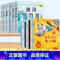 [全套16册]国学启蒙6册+获奖名家绘本10册 [正版]唐诗三百首幼儿早教彩图注音版完整版全集宋词三百首儿童启蒙书小学生