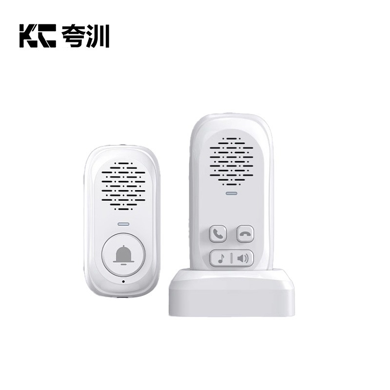夸汌 无线语音对讲门铃 白色 套