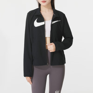 耐克(NIKE)外套女装新款户外健身运动服时尚防风休闲立领夹克HV2648-010 ZP