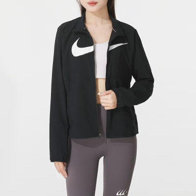 耐克(NIKE)外套女装新款户外健身运动服时尚防风休闲立领夹克HV2648-010 ZP