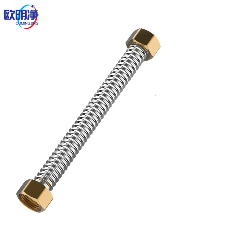 304不锈钢波纹管全铜螺口 1.2寸50cm 根