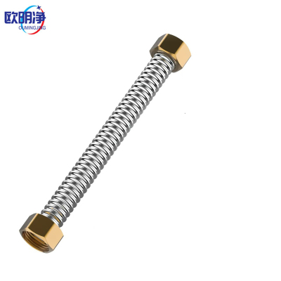 304不锈钢波纹管全铜螺口 1.2寸50cm 根