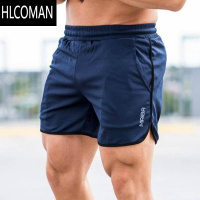 HLCOMAN新款透气健身肌肉运动短裤跑步速干裤夏季薄款训练四分裤2020