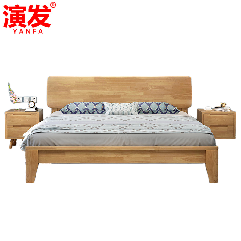 演发 床+2床头柜 1.8米 张