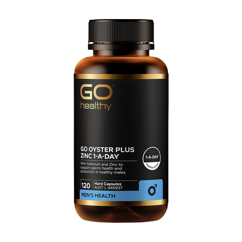 Go Healthy 生蚝精加锌精华胶囊 120粒 1瓶装 葡萄糖酸锌 新西兰进口