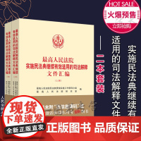 正版 2021年版最高人民法院实施民法典继续有效适用的司法解释文件汇编 全套装二册2册 人民法院出版社
