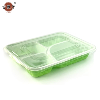 吉雅乎 四格中餐盒 1300ml/套