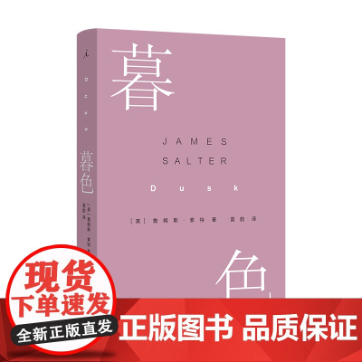 暮色 美国当代文学被遗忘的英雄詹姆斯·索特作品 1989福克纳奖获奖作品 现代爱情小说 经典文学短篇小说集 正版书籍