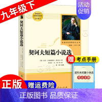 契诃夫短篇小说选[人教版·送考点] [正版]艾青诗选水浒传儒林外史简爱唐诗三百首人民教育出版社九年级上下册bi读文学名著