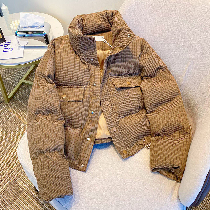 冬季羽绒棉服女短款韩版加厚棉衣高级感休闲棉袄小个子宽松外套潮_5411