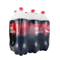 可口可乐碳酸饮料大瓶装家庭分享 可乐2L*6瓶
