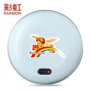 彩虹(RAINBOW)电热暖手器(大号)充电式暖手宝无水防爆电热饼自动断电捂手暖肚神器保暖用品非暖水袋TB23-CL-X