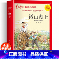 红色经典故事书(微山湖上) [正版]小学生红色经典革命故事书籍 微山湖上小学三年级四五年级六年级阅读课外书籍非必读老师