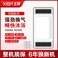 XIGR王牌 智能电器 浴霸(双取暖-01)安全速热 强劲双核取暖浴霸卫生间 多功能浴室暖风机