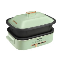 英国勃曼多功能料理锅BM-180蒸煮炖煎火锅多用锅烤肉涮家用一体锅