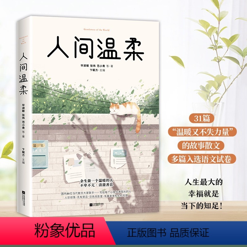 [正版] 人间温柔 2020新书 毕淑敏张炜范小青等著 写给美味心里住满阳光的人散文名家的一本体现温柔的散文集成精选名