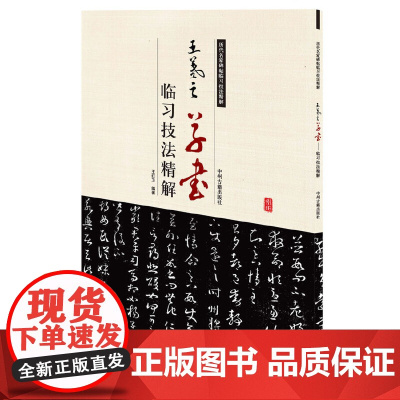 王羲之草书临习技法精解——历代名家碑帖临习技法精解 9787534858970 中州古籍出版社 王红卫 编著