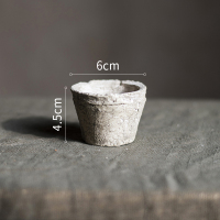 美帮汇自然生长青苔红陶花盆经典素朴日式风格种植器皿杂货花园 T 大