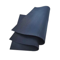 铁工邦 防滑橡胶板细条纹防滑橡胶垫 1米宽10米长3mm厚 卷