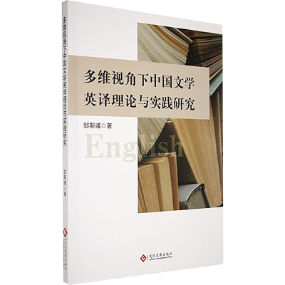 正版新书]多维视角下中国文学英译理论与实践研究邹斯 著9787514
