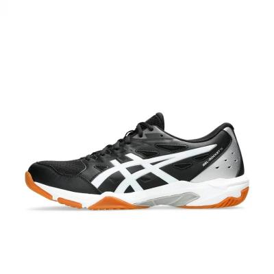 亚瑟士(ASICS)排球鞋低帮男款专业运动鞋缓震稳定耐磨橡胶底黑白