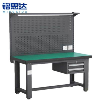 铭思达钳工操作台2.1米吊二抽张
