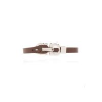 Salvatore Ferragamo男士小牛皮手链银色细节时尚饰品cm舒适佩戴