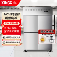 星星(XINGX)BD-880FT全铜管850升风冷无霜冷冻厨房商用保鲜设备酒店餐饮后厨展示柜 风冷无霜 数字电子温控
