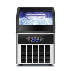 乐创商用制冰机 小型冰块机奶茶店酒吧ktv大型大容量方冰块制作机单次108颗冰日产150KG