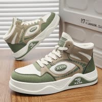 男鞋内增高鞋子男潮鞋新款秋冬百搭高帮篮球大码舒适休闲运动板鞋