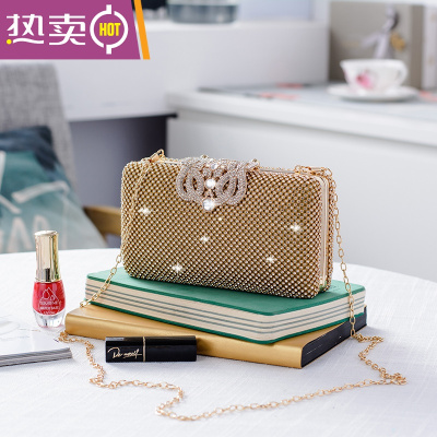 NEWLAKE晚宴包女手拿包韩版镶钻宴会包新娘伴娘结婚包百搭晚礼服宴会手包女手包