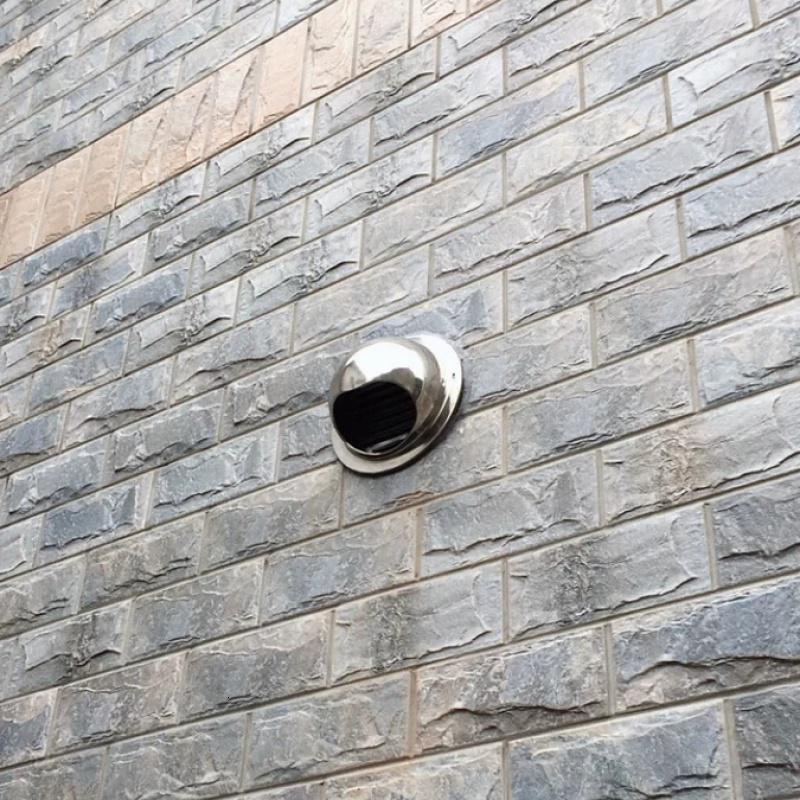 闪电客厨房油烟机浴室排风口烟管排风管罩子不锈钢风帽浴霸排气扇防