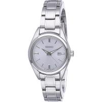 SEIKO女表日历防水100米石英腕表轻便时尚简约表盘