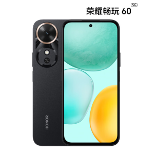 荣耀畅玩60 墨岩黑 8GB+256GB 5G手机 高清大屏大内存 6000mAh长续航 5G全网双卡手机