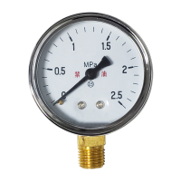 福宏昌泰 压力表 Y40-0-2.5MPa