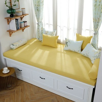 家柏饰(CORATED)北欧高密度海绵飘窗垫乳胶窗台垫定做沙发毯阳台垫榻榻米卡座14号色可选乳胶材质，报价联系客服