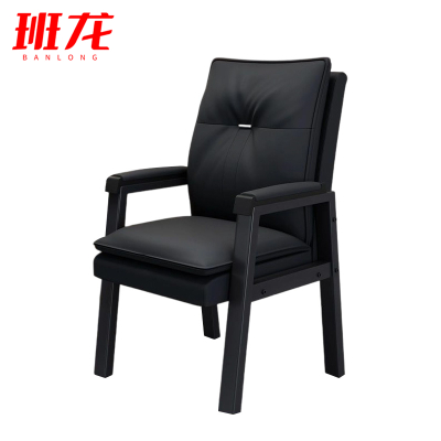 班龙靠背椅子黑色把