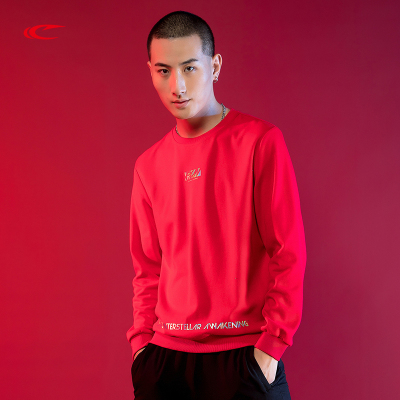 赛琪男秋季运动卫衣新款加大型休闲上衣潮流圆领长袖衣服