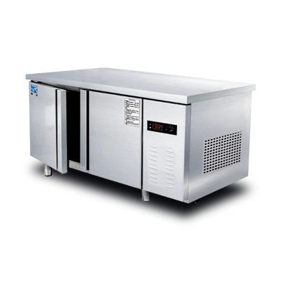 瑞宇牌不锈钢冷藏操作台/1200*800*800+150mm/温度范围-2~12℃/220V