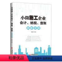 [正版]小微施工企业会计纳税查账真账实操 建筑施工企业财务与会计实务 会计真账实操全流程演练 建筑行业会计学习书籍 建