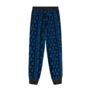 KENZO男士休闲直筒运动裤 涤纶印花logo宽松舒适松紧腰两侧口袋