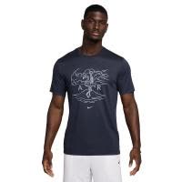 Nike男款运动速干篮球透气短袖T恤健身房训练潮牌夏季休闲服装