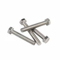 JIBIN/继彬DIN933外六角螺栓 不锈钢304 A2-70 本色 全牙 M16×130 1个