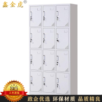 鑫金虎 十二门更衣柜 XLH-I10尺寸900×350×1800mm 灰白色 1台